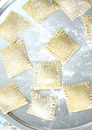 A picture of Ravioli Ricotta and Mushrooms.