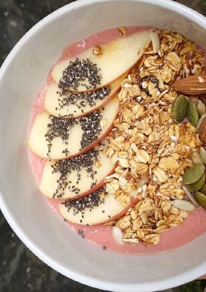 Foto resep Guava Smoothie with Apple n granola