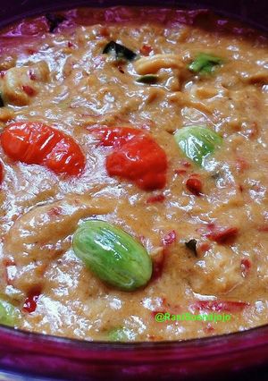 Foto resep UDANG MASAK TEMPOYAK DAUN KARI ASAM SUNTI à la Rani