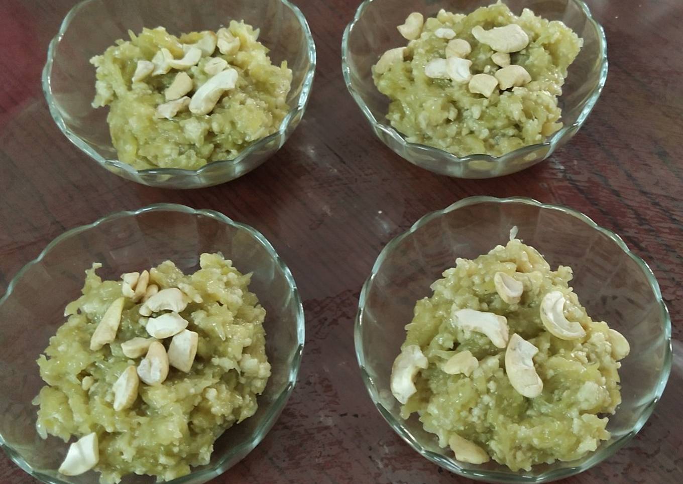 Bottle gourd halwa