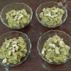 A picture of Bottle gourd halwa.