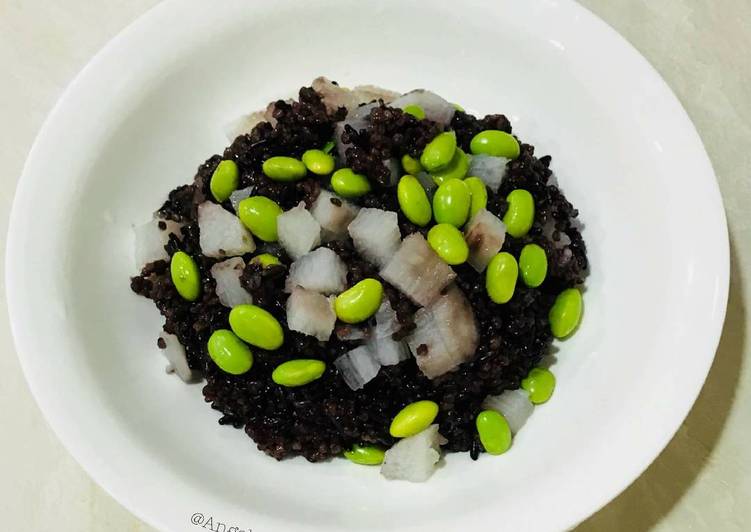 Nasi quinoa & beras hitam#organic food