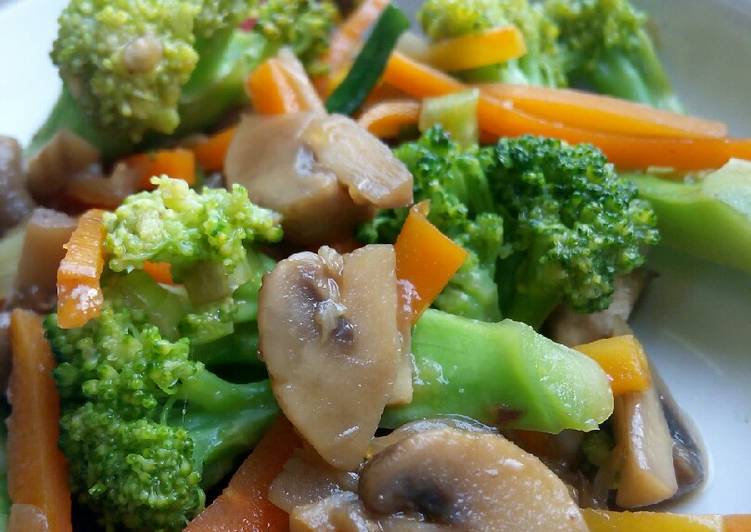 Resep Cah Brokoli Jamur Vegan Anti Gagal