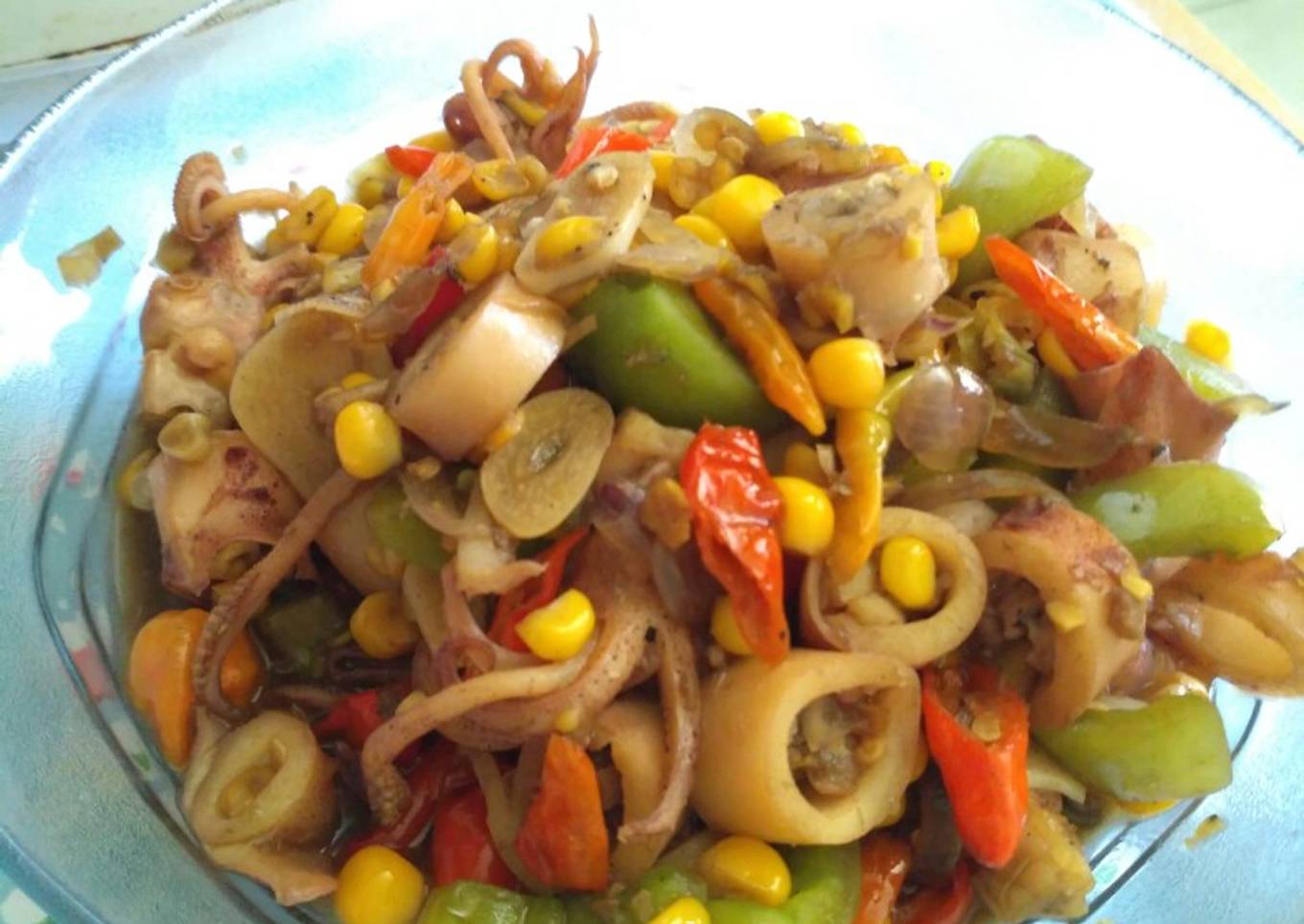 Cumi asin pedas manis