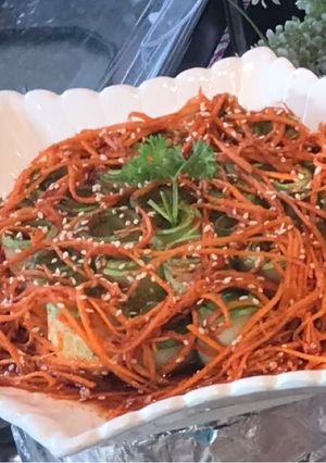 Hình của món Nộm dưa leo hàn quốc (Oi-Muchim).