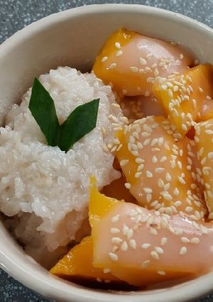 Foto resep Mango sticky rice