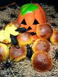 Bollos de calabaza para Halloween