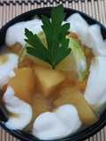 Postre fácil de Manzana y Mango