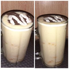 A picture of Mango chocolate shake.