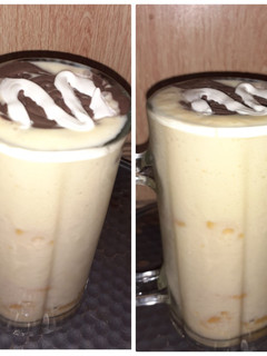 A picture of Mango chocolate shake.