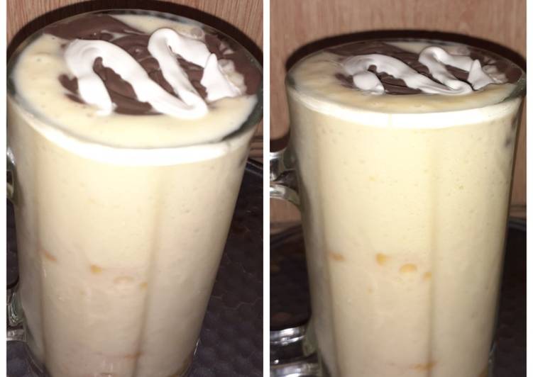 Mango chocolate shake