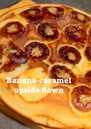 Foto resep Banana-caramel upside down a la teflon