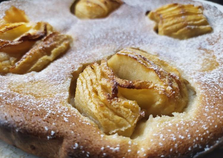 CLAFOUTIS,rivisitato,alle mele