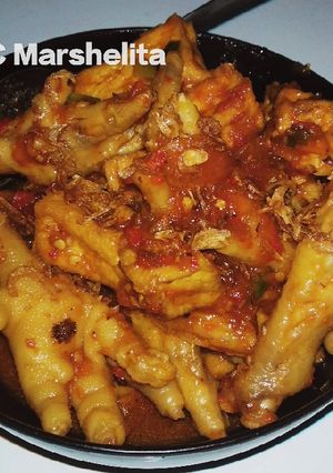 Foto resep Ceker Setan Pedas Manis