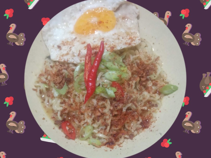 Ini dia! Resep membuat Mie Rebus instant kari ayam santan dijamin lezat