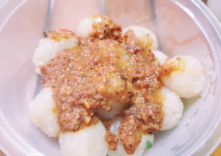 Cara Bikin Cilok Bumbu Kacang yang mudah