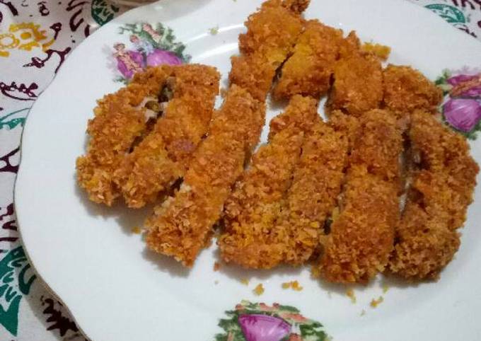 Filet dada ayam goreng tepung