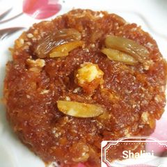 A picture of Seasonal delight "gajar ka halwa".