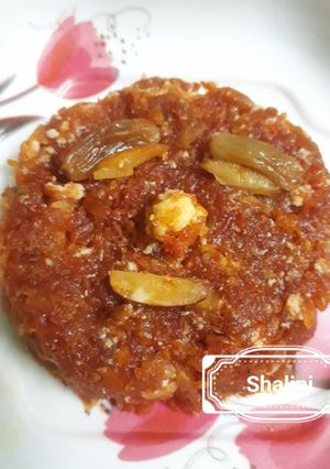 A picture of Seasonal delight "gajar ka halwa".