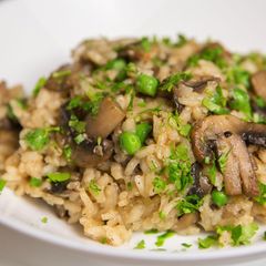 A picture of Mushroom Risotto.