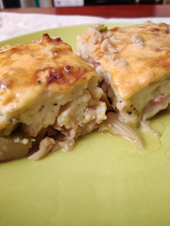Una foto de Coliflor con bechamel al horno