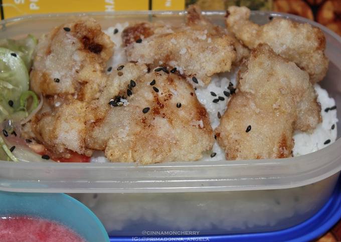 Simple Way to Make Quick Honey and Lemon Karaage