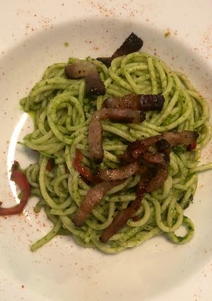 Foto di Spaghetti in padella 3 rucola e guanciale