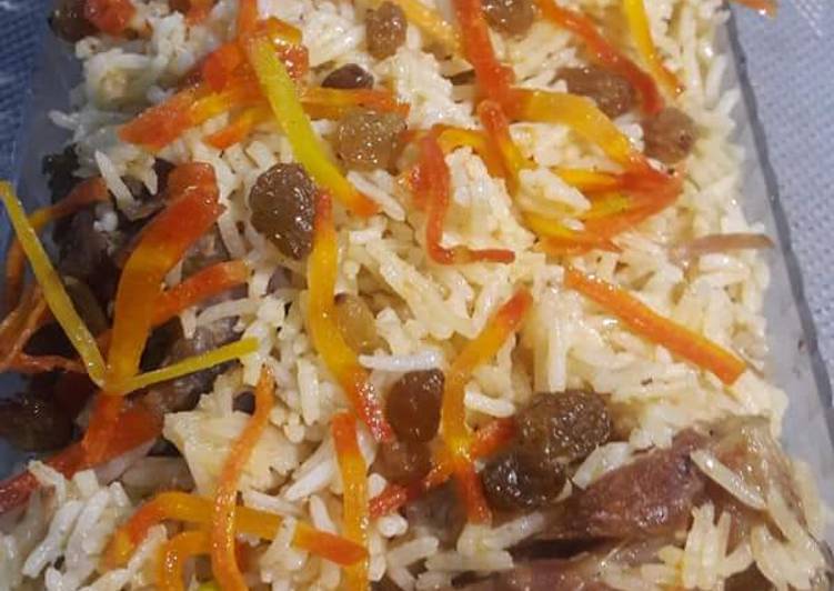 Beef kabli pulao Beef kabli pulao