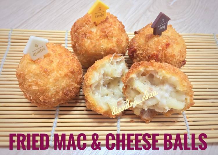 Fried mac &amp; cheese (mpasi ahza 1y+)