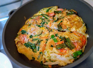韓式海鮮煎餅 的食譜成品照片