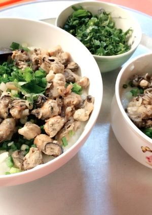 Hình của món Cháo hàu.