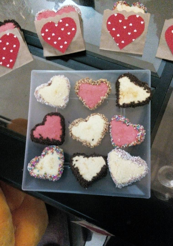 Una foto de Alfajores Carnaval diferentes, deliciosos y fáciles. Especial❤