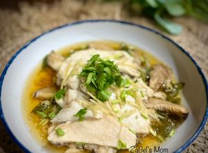 Foto resep Fillet Ikan Gindara dan Jamur Shitake Kukus Sake ❤️