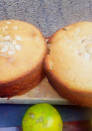 A picture of Orange naked cake 1kg #4weeksChallenge.