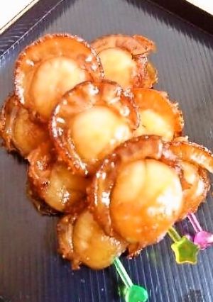 A picture of Teriyaki Baby Scallops for Osechi.