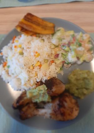 Una foto de Muslos de pollo