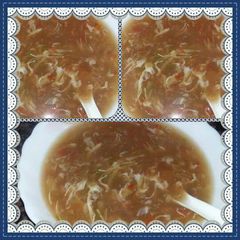 A picture of Chicken vegetable soup.