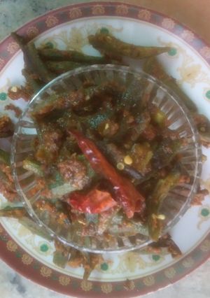 राजस्थानी लहसुनिया बेसन भिंडी रेसिपी मुख्य फोटो