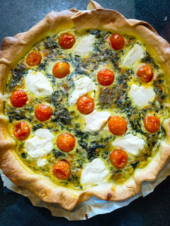 Una foto de Quiche de ricotta y espinacas