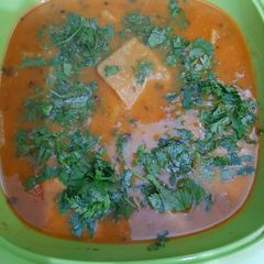 A picture of Dal dhokli.