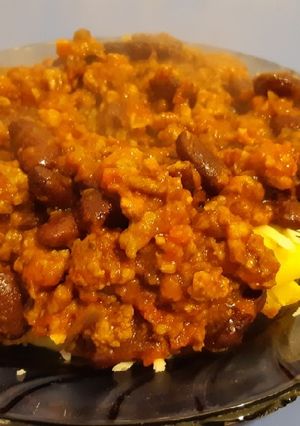 O poză a rețetei Chilli con carne.