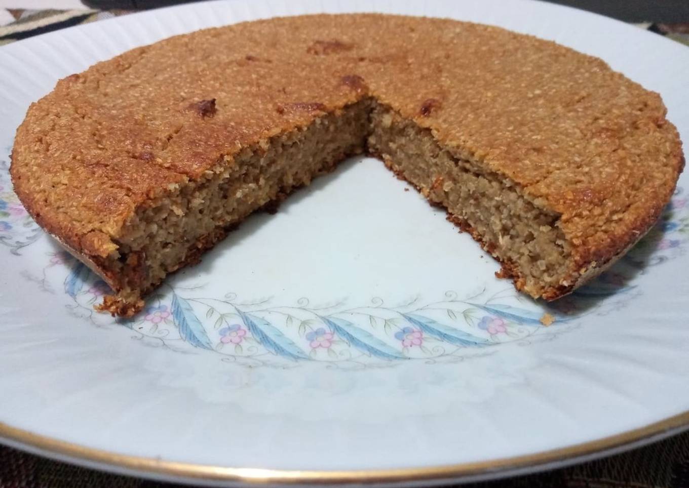 Torta de banano y durazno, un postre saludable!