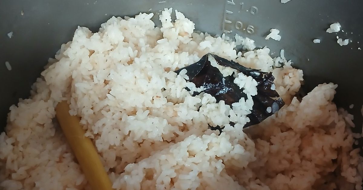 Nasi uduk rice cooker