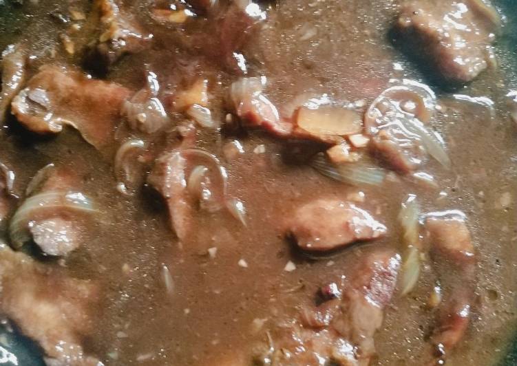 Bistik Lidah Sapi Praktis #5resepterbaruku