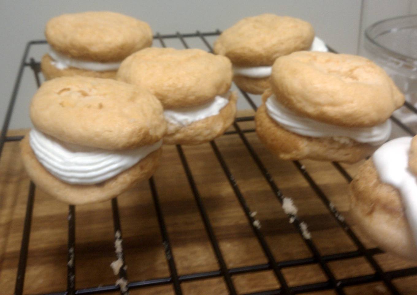 Three (3) ingredient Whoopie Pie (orange cycle flavor) yum