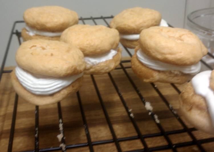 Easiest Way to Make Homemade Three (3) ingredient Whoopie Pie (orange cycle flavor) yum