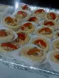 Volovanes con champiñones