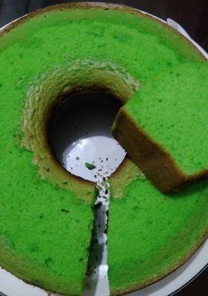 Foto resep Bolu panggang pandan