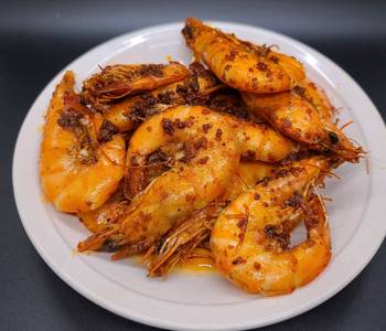 Unique Cuisine Garlic butter shrimp Restaurant Style