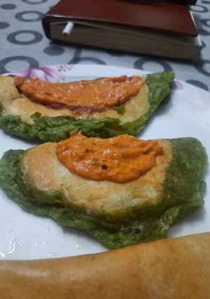 ট্রাই কালার ধোসা (তিরঙ্গা ধোসা)(tri colour dosa recipe in Bengali) রেসিপির প্রধান ছবি